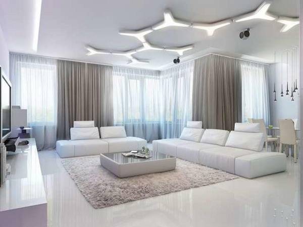 Белая гостиная: универсальное решение в интерьере и 5 важных шагов с фото