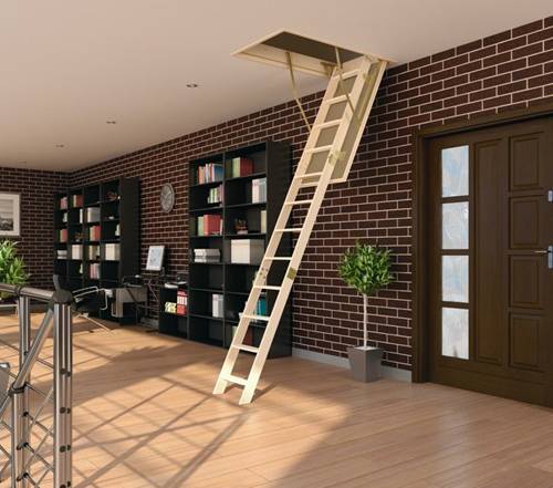 Правильный выбор чердачной лестницы: 3 вида конструкции - фото