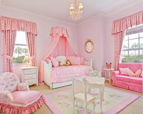 Красиво и практично: детская спальня для девочек, фото с фото