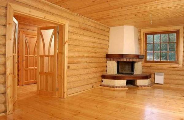 Отделка деревянного дома: монтаж напольного покрытия, обшивка стен, примене ... - фото