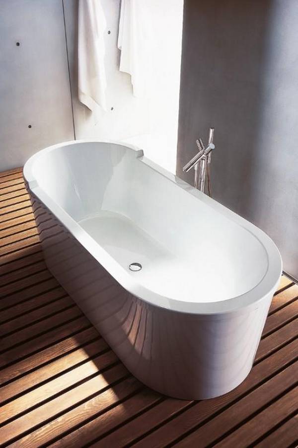 Обустраиваем отдельностоящую ванну: 3 стилевых направления - фото