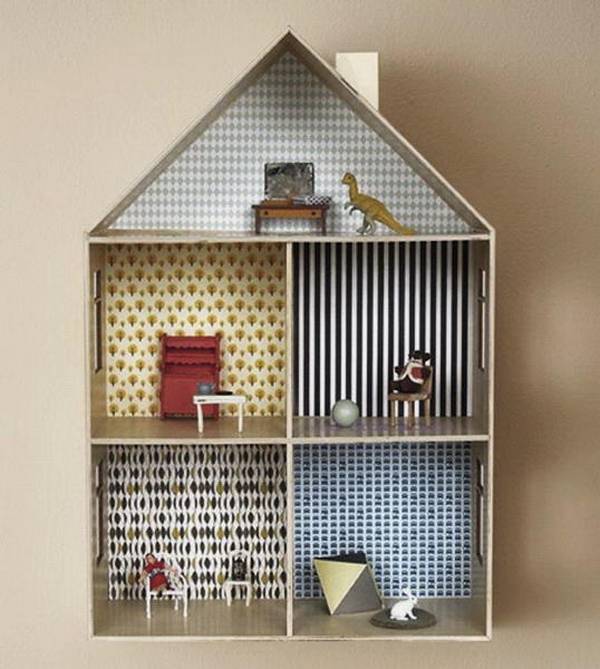 Интересная поделка: домик своими руками из картона - фото