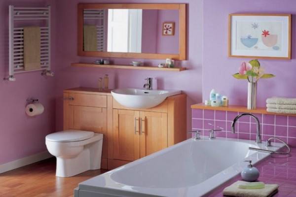 Покраска ванной комнаты Особенности выбора лакокрасочных материалов для отд ... - фото