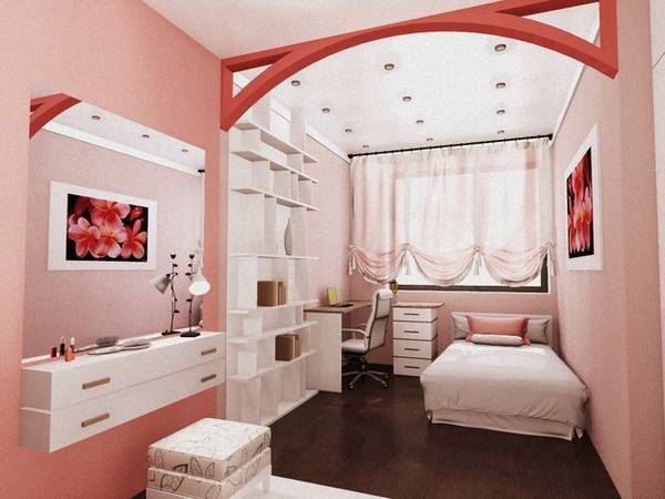 5 вариантов с описанием: спальня для девушки в современном стиле - фото